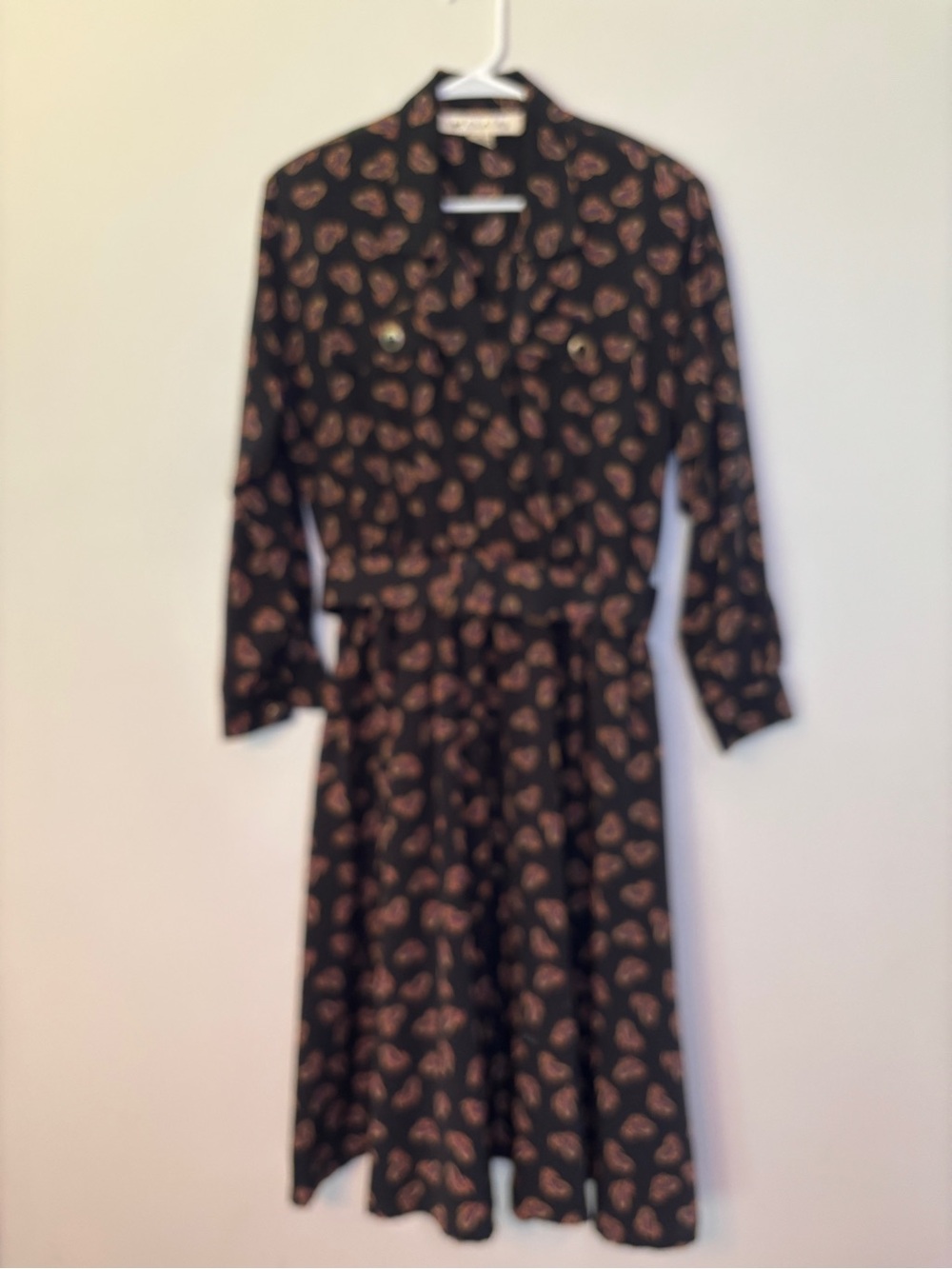 MS Claus Black Paisley Blazer